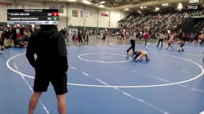 78-86 lbs Semifinal - Clara Miller, Aurora Huskies Wrestling vs Adison Schlotfeld, Nebraska Wrestling Academy