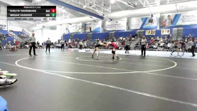 125 lbs Semifinal - Megan Vasquez, Olathe Northwest vs Evelyn Thornburg, Manhattan
