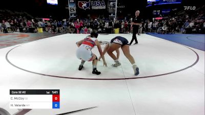 170 lbs Cons 32 #2 - Claris McCoy, CO vs Harlie Velarde, WY