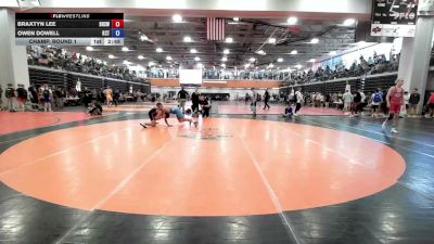 138 lbs Champ. Round 1 - Braxtyn Lee, Benton High School Wrestling vs Owen Dowell, KCTC