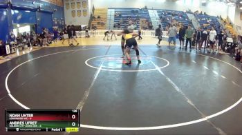 126 lbs Round 6 (8 Team) - Noah Uhter, Longwood WC vs Andres Ufret, Soldier City Lions Den