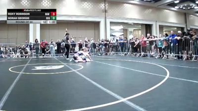 123 lbs Round Of 64 - Roxy Robinson, MAW Wrestling Academy vs Norah Georgie, Reign WC