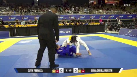 Olivia Y Esparza vs Olivia Danielle Agustin 2026 Pan Kids Jiu-Jitsu IBJJF Championship