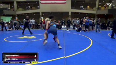 138 lbs Cons. Round 2 - Xander Sweatt, TX vs Hayes McNeill, OK