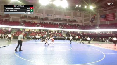 145 lbs Cons. Semi - Lexi Sanders, Rocky Mountain vs Emerald Lohnes, Boise