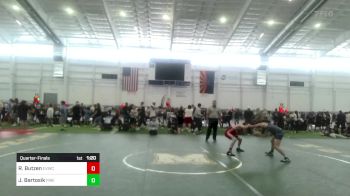 126 lbs Quarterfinal - Riley Butzen, Evwc vs Jason Bartosik, Friendly Hills WC