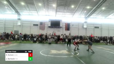 126 lbs Quarterfinal - Riley Butzen, Evwc vs Jason Bartosik, Friendly Hills WC