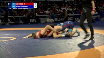 61 kg Round Of 16 - Nico Megerle, Ger vs Arsen Harutyunyan, Arm