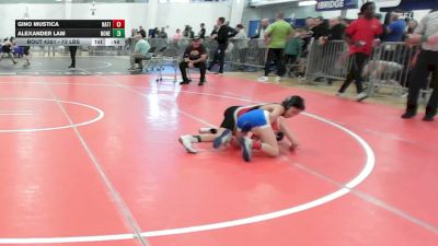 73 lbs Consi Of 8 #2 - Gino Mustica, Natick vs Alexander Lam, None