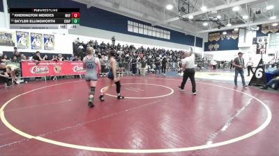 120 lbs Cons. Round 3 - Kherington Mendes, Mayfair vs Skyler Ellingworth, Chaparral
