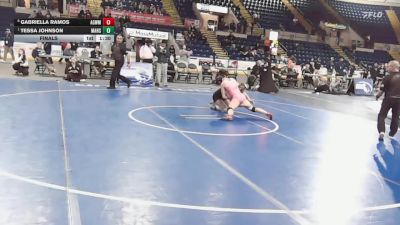145 lbs Final - Gabriella Ramos, Agawam vs Tessa Johnson, Mansfield