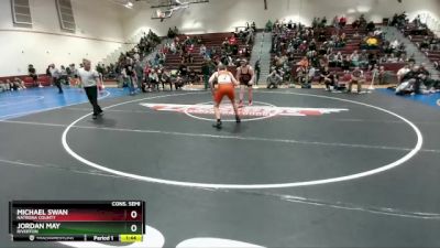 190 lbs Cons. Semi - Jordan May, Riverton vs Michael Swan, Natrona County