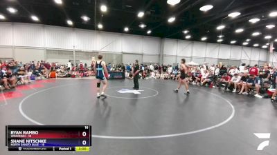 220 lbs Quarters & 1st Wb (16 Team) - Ryan Rambo, Wisconsin vs Shane Nitschke, North Dakota Blue