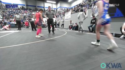 67 lbs Semifinal - Layla Kellogg, Smith Wrestling Academy vs Bexley Leisinger, Choctaw Ironman Youth Wrestling