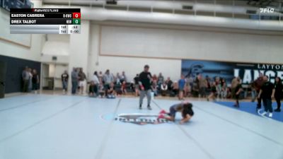 82-89 lbs Round 3 - Easton Cabrera, RWC - Roy Wrestling Club vs Drex Talbot, Hook Em W.C