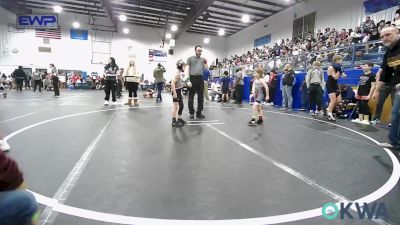 49 lbs Final - Caleb Wade, Blanchard Wrestling Club vs Tyler Lindsey, Clinton Youth Wrestling