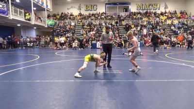 96 lbs Round Of 16 - Landen Cunningham, Crtc vs Bronsyn Baxter, Forest Hills