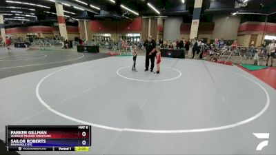 49 lbs Round 2 - Parker Gillman, Warrior Trained Wrestling vs Sailor Roberts, Panhandle RTC