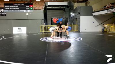 Junior Boys - 132 lbs Quarters - Rocco Decaro, Temecula Valley High School Wrestling vs Jaden Day, Righetti High School Wrestling