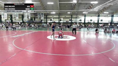 150 lbs Round Of 16 - Luis Malave, Nova Wrestling Club vs Neil Sharma, Warhawks Wrestling Inc.