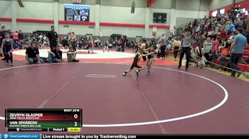 50 lbs Champ. Round 2 - Zevryn Glasper, Arab Youth Wrestling vs Van Sparrow, Elevate Wrestling Club