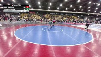 150 lbs Cons. Round 2 - Landon Cronin, Pierre Wrestling Club vs Jake Mattern, Bison Wrestling Club