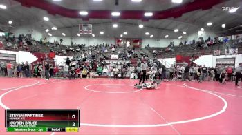 57-60 lbs Quarterfinal - Kayden Bruce, Pendleton Youth WC vs Steven Martinez, Midwest RTC