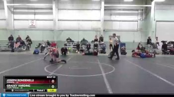 115 lbs Round 6 (8 Team) - Joseph Rondenelli, Rednose vs Gradey Harding, Terps Xpress