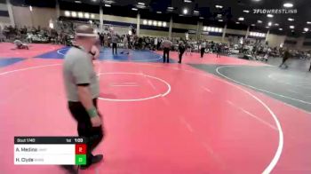 126 lbs Quarterfinal - Aidan Medina, Unaffiliated vs Heath Clyde, Wasatch WC