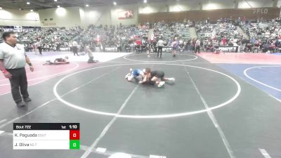 120 lbs Rr Rnd 2 - Kenet Paguada, South Reno WC vs Jesse Oliva, No Team