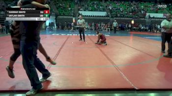 1-5A 126 3rd Place Match - Jaylan Smith, Lincoln vs Hannah Mayo, East Limestone