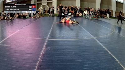 100 lbs Champ. Round 2 - Caleb Klotz, Colorado vs Roland Fields, Arizona