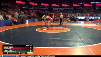 2 lbs Cons. Round 1 - Luca Thies, Jacksonville vs Liam Cote, Riverside (Brookfield)