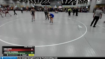 132 lbs Cons. Round 4 - Ashton Gamboa, Cypress Ranch High School Wrestling vs Ian Cook, Michigan