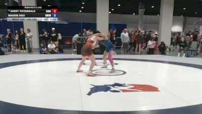 130 lbs Champ. Rd Of 32 - Avery Fitzgerald, Ranger 47 Wrestling Club vs Maddie Ngo, Metro West United Wrestling Club