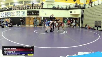 126 lbs Cons. Round 3 - Jordan Raines, The Fort Hammers Wrestling vs Rex Moore Jr, The Fort Hammers Wrestling