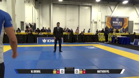 Matthew Pel vs M. GREWAL 2025 World IBJJF Jiu-Jitsu No-Gi Championship