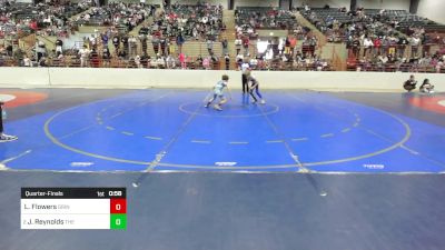 67 lbs Quarterfinal - Levi Flowers, Grindhouse Wrestling vs Jackson Reynolds, The Storm Wrestling Center