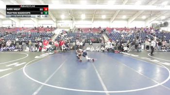98 lbs 3rd Place Match - Peayton Waddoups, Corner Canyon vs Kade Wiest, Wasatch