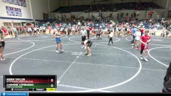 143 lbs Quarterfinal - Aiden Taylor, Jr. Islanders Wrestling Club vs Carmine Lombardo, Carolina Reapers