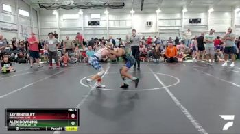 96 lbs Round 7 (8 Team) - Alex Downing, Contenders Blue vs Jay Ringulet, Revolution Elite