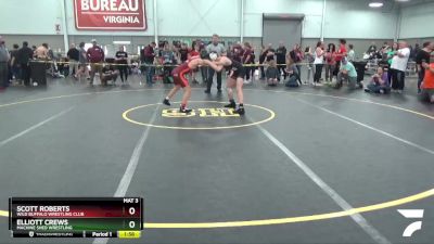 120 lbs Cons. Round 4 - Elliott Crews, Machine Shed Wrestling vs Scott Roberts, Wild Buffalo Wrestling Club