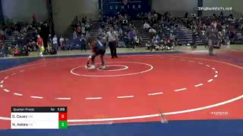 110 lbs Quarterfinal - Danny Couey, Woodland Wrestling vs Nathaniel Askew, Teknique Wrestling