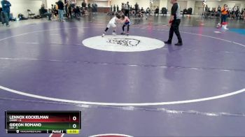 55 lbs Placement (4 Team) - Gideon Romano, LSH vs Lennox Kockelman, Canby