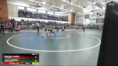 138 lbs Champ. Round 1 - Rufus Ekberg, Santa Monica vs Deacon Juarez, El Dorado