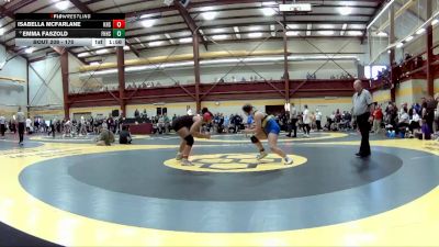 170 lbs Champ. Round 2 - Isabella McFarlane, King High School vs Emma Faszold, Francis Howell High School