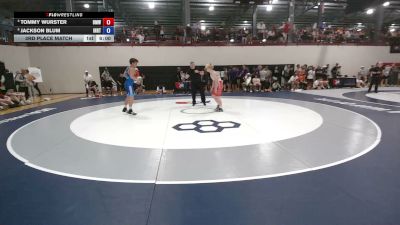 61 kg 3rd Place Match - Tommy Wurster, Beast Mode Wrestling vs Jackson Blum, Indiana RTC