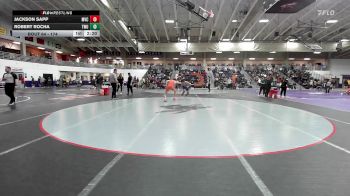 174 lbs Champ. Round 1 - Robert Rocha, Texas Wesleyan vs Jackson Sapp, Missouri Valley