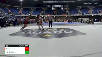 152 lbs Cons. Round 4 - Luke Barham, Stagg vs Tim Key, Lincoln-Way Central