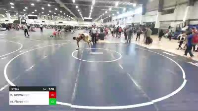 123 lbs Semifinal - Kiano Torres, BlackCat WC vs Mark Flores, New Mexico